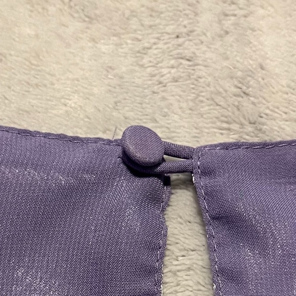 ***๐3 for $35./Beautiful purple sheer blouse. - Picture 7 of 12